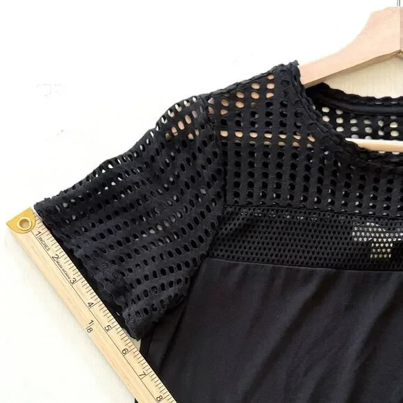 Michael Kors Women's Eyelet Cutout Dress Black Size S - Picture 6 of 15